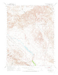 Weber Reservoir Nevada Historical topographic map, 1:62500 scale, 15 X 15 Minute, Year 1951