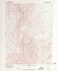Welches Canyon Nevada Historical topographic map, 1:24000 scale, 7.5 X 7.5 Minute, Year 1968