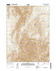 Welches Canyon Nevada Current topographic map, 1:24000 scale, 7.5 X 7.5 Minute, Year 2014