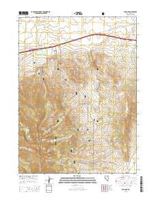 Welcome Nevada Current topographic map, 1:24000 scale, 7.5 X 7.5 Minute, Year 2015