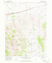 Welcome Nevada Historical topographic map, 1:24000 scale, 7.5 X 7.5 Minute, Year 1967