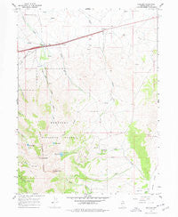 Welcome Nevada Historical topographic map, 1:24000 scale, 7.5 X 7.5 Minute, Year 1967