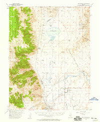 Wellington Nevada Historical topographic map, 1:62500 scale, 15 X 15 Minute, Year 1957