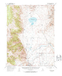 Wellington Nevada Historical topographic map, 1:62500 scale, 15 X 15 Minute, Year 1957