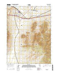 Wells Nevada Current topographic map, 1:24000 scale, 7.5 X 7.5 Minute, Year 2014