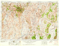 Wells Nevada Historical topographic map, 1:250000 scale, 1 X 2 Degree, Year 1958