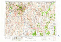 Wells Nevada Historical topographic map, 1:250000 scale, 1 X 2 Degree, Year 1955