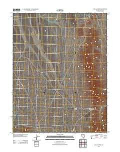 Wells Summit Nevada Historical topographic map, 1:24000 scale, 7.5 X 7.5 Minute, Year 2012