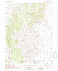 Wenban Spring Nevada Historical topographic map, 1:24000 scale, 7.5 X 7.5 Minute, Year 1986