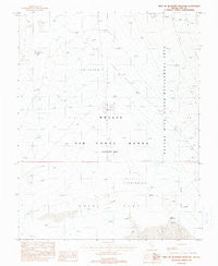 West of Quartzite Mountain Nevada Historical topographic map, 1:24000 scale, 7.5 X 7.5 Minute, Year 1988