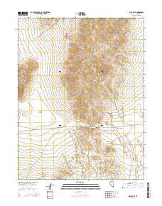 West Gate Nevada Current topographic map, 1:24000 scale, 7.5 X 7.5 Minute, Year 2014