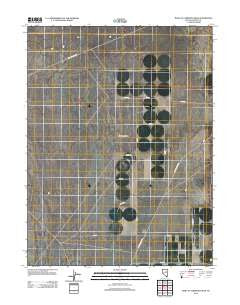 West of Christina Peak Nevada Historical topographic map, 1:24000 scale, 7.5 X 7.5 Minute, Year 2012