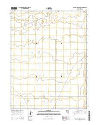 West of Christina Peak Nevada Current topographic map, 1:24000 scale, 7.5 X 7.5 Minute, Year 2014
