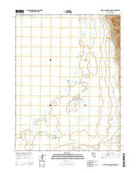West of Diamond Springs Nevada Current topographic map, 1:24000 scale, 7.5 X 7.5 Minute, Year 2014