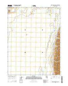 West of Railroad Pass Nevada Current topographic map, 1:24000 scale, 7.5 X 7.5 Minute, Year 2014