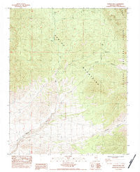 Wheeler Well Nevada Historical topographic map, 1:24000 scale, 7.5 X 7.5 Minute, Year 1984