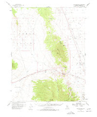 Whistler Mtn Nevada Historical topographic map, 1:62500 scale, 15 X 15 Minute, Year 1956