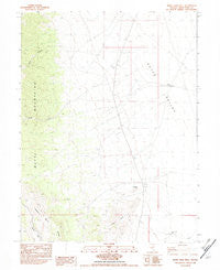 White Sage Well Nevada Historical topographic map, 1:24000 scale, 7.5 X 7.5 Minute, Year 1982