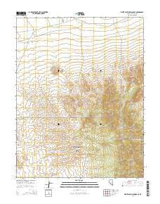 White Blotch Springs SE Nevada Current topographic map, 1:24000 scale, 7.5 X 7.5 Minute, Year 2015