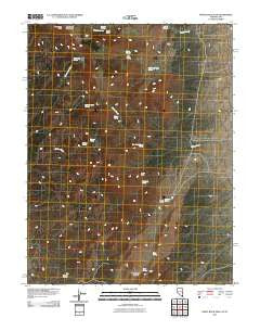 White Rock Peak Nevada Historical topographic map, 1:24000 scale, 7.5 X 7.5 Minute, Year 2011