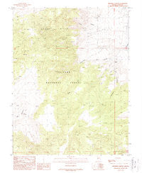 Wichman Canyon Nevada Historical topographic map, 1:24000 scale, 7.5 X 7.5 Minute, Year 1988