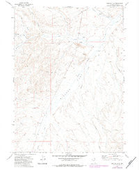 Wieland Flat Nevada Historical topographic map, 1:24000 scale, 7.5 X 7.5 Minute, Year 1971