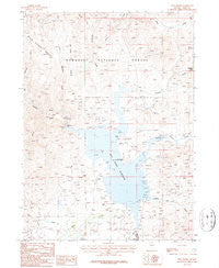 Wild Horse Nevada Historical topographic map, 1:24000 scale, 7.5 X 7.5 Minute, Year 1986
