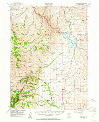 Wild Horse Nevada Historical topographic map, 1:62500 scale, 15 X 15 Minute, Year 1956