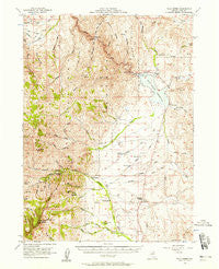 Wild Horse Nevada Historical topographic map, 1:62500 scale, 15 X 15 Minute, Year 1956