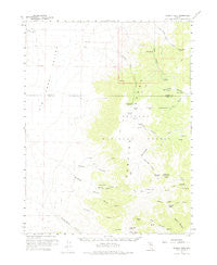 Wildcat Peak Nevada Historical topographic map, 1:62500 scale, 15 X 15 Minute, Year 1960