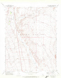 Wildcat Wash NW Nevada Historical topographic map, 1:24000 scale, 7.5 X 7.5 Minute, Year 1969