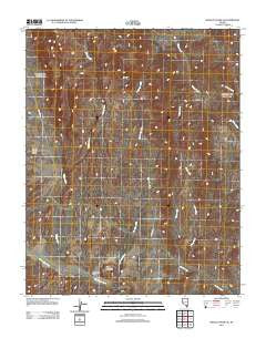 Wildcat Wash SE Nevada Historical topographic map, 1:24000 scale, 7.5 X 7.5 Minute, Year 2012