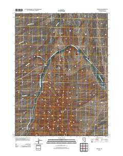 Wilkins Nevada Historical topographic map, 1:24000 scale, 7.5 X 7.5 Minute, Year 2012