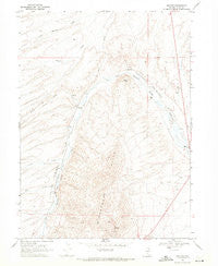 Wilkins Nevada Historical topographic map, 1:24000 scale, 7.5 X 7.5 Minute, Year 1968
