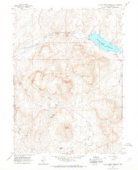 Willow Creek Reservoir Nevada Historical topographic map, 1:24000 scale, 7.5 X 7.5 Minute, Year 1965