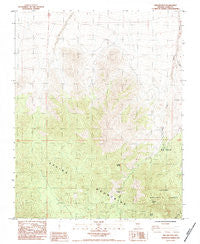 Willow Peak Nevada Historical topographic map, 1:24000 scale, 7.5 X 7.5 Minute, Year 1984