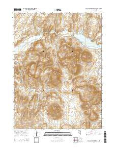 Willow Creek Reservoir Nevada Current topographic map, 1:24000 scale, 7.5 X 7.5 Minute, Year 2015