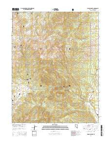 Willow Grove Nevada Current topographic map, 1:24000 scale, 7.5 X 7.5 Minute, Year 2014