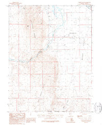 Wilson Canyon Nevada Historical topographic map, 1:24000 scale, 7.5 X 7.5 Minute, Year 1986