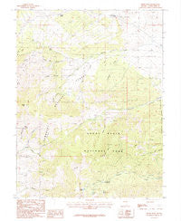 Windy Peak Nevada Historical topographic map, 1:24000 scale, 7.5 X 7.5 Minute, Year 1987