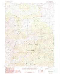 Windy Peak Nevada Historical topographic map, 1:24000 scale, 7.5 X 7.5 Minute, Year 1987