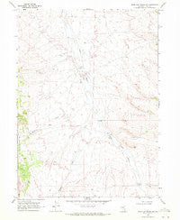 Wine Cup Ranch SE Nevada Historical topographic map, 1:24000 scale, 7.5 X 7.5 Minute, Year 1968