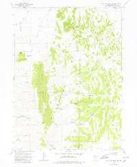 Wine Cup Ranch SW Nevada Historical topographic map, 1:24000 scale, 7.5 X 7.5 Minute, Year 1968