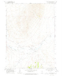 Wine Cup Ranch Nevada Historical topographic map, 1:24000 scale, 7.5 X 7.5 Minute, Year 1968