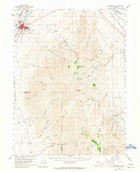 Winnemucca Nevada Historical topographic map, 1:62500 scale, 15 X 15 Minute, Year 1958