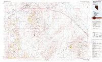 Winnemucca Nevada Historical topographic map, 1:100000 scale, 30 X 60 Minute, Year 1986