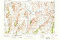 Winnemucca Nevada Historical topographic map, 1:250000 scale, 1 X 2 Degree, Year 1955