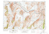 Winnemucca Nevada Historical topographic map, 1:250000 scale, 1 X 2 Degree, Year 1955