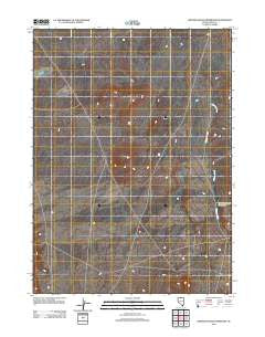 Winters Ranch Reservoir Nevada Historical topographic map, 1:24000 scale, 7.5 X 7.5 Minute, Year 2012