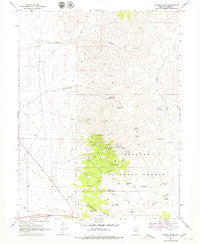 Yankee Blade Nevada Historical topographic map, 1:24000 scale, 7.5 X 7.5 Minute, Year 1969